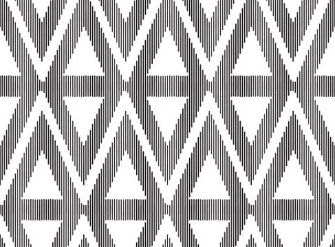 Seamlles pattern triangle Illustrazione stock