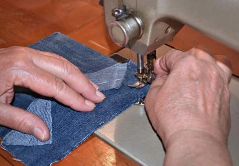 Seamstress b Stock Photos