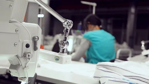 The seamstress at the Desk Stock Footage 118443565