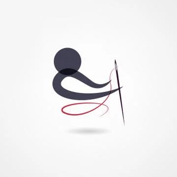 Seamstress icon Stock Illustration