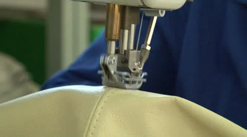 Seamstress of sofas NTSC Stock Footage 22776982