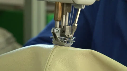 Seamstress of sofas PAL Stock Footage 22778206