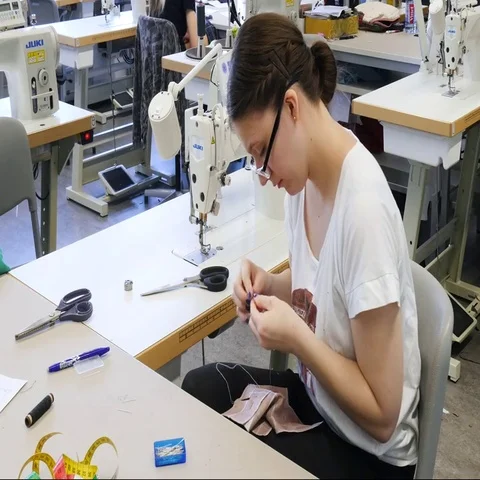 Seamstress in tailoring Stock Footage 69445752