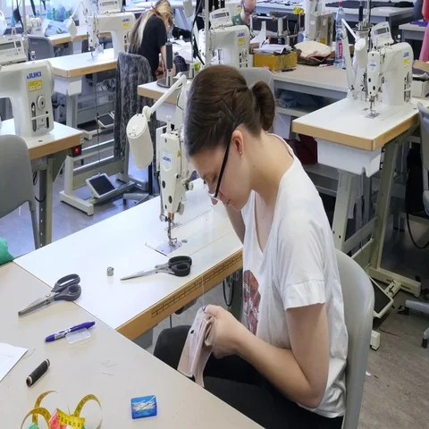 Seamstress in tailoring Stock Footage 69445814