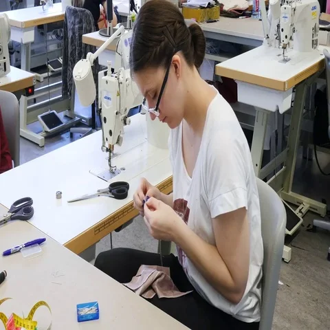 Seamstress in tailoring Stock Footage 69446241