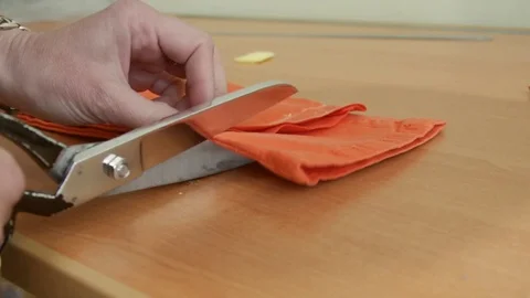 Seamstress at work Stock Footage 89569804