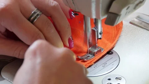 Seamstress at work Stock Footage 89569816