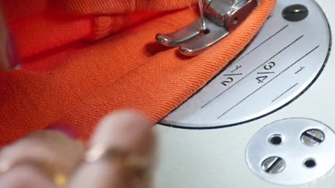 Seamstress at work Stock Footage 89569822