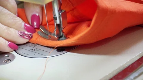 Seamstress at work Stock Footage 89569826