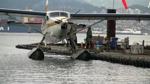 Seaplane Boarding Stock Footage 19215185