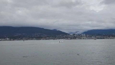Seaplane on cloudy day Stock-Footage 263059287