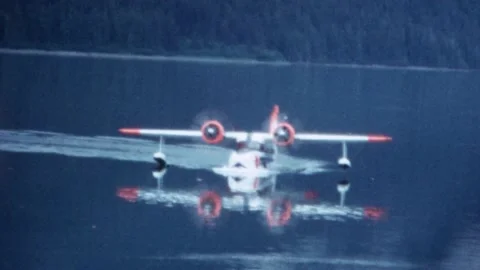 Seaplane Excursion Inlet 1967 2 動画素材 162590556