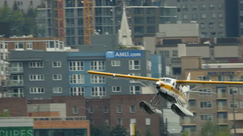 Seaplane, Float Plane, Pontoon Plane Stock Footage 62283944