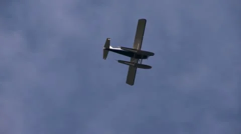 Seaplane, float, pontoon, airplane, plane Stock Footage 11376819
