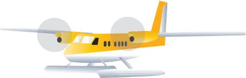 Seaplane Illustrazione stock