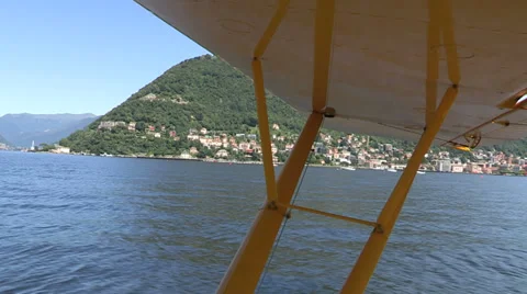 Seaplane sailing Stock Footage 32319436