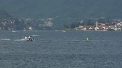 Seaplane takeoff 11 e Stock Footage 11102097