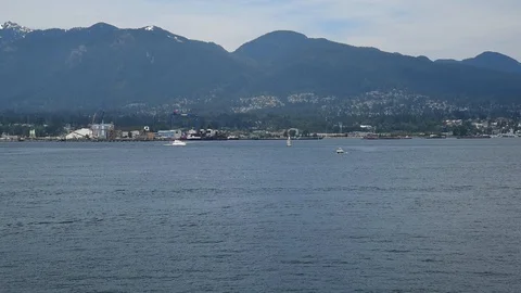 A seaplane is taking off from the sea.  1 Stock Footage 107864887