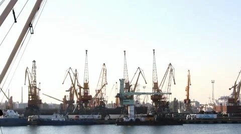 Seaport 1 Stock Footage 8665780