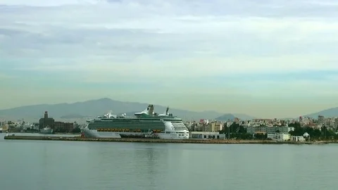 Seaport in Athens Stock Footage 73096738