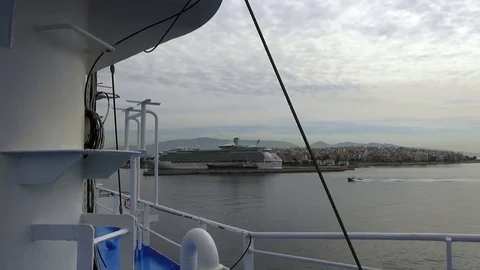 Seaport in Athens Stock Footage 73097996