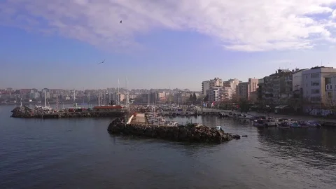 Seaport of Canakkale, Turkey Stock-Footage 84706923