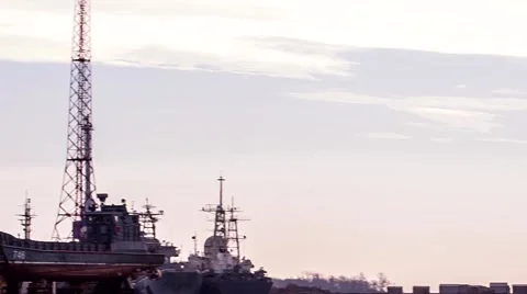 Seaport Stock Footage 48614162