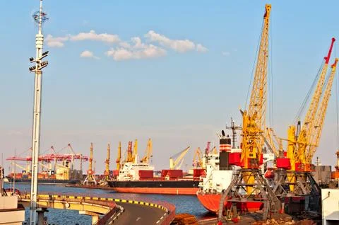 The seaport Stock Photos