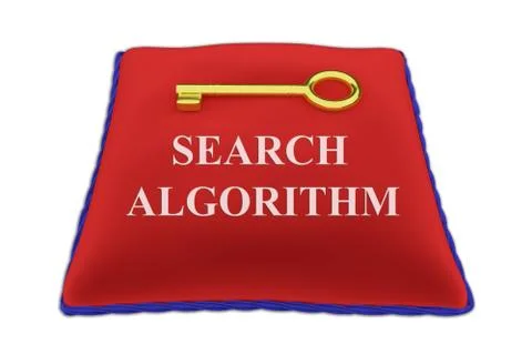 Search Algorithm concept 库存插图