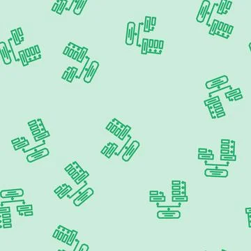 Search algorithm line vector seamless pattern Stock Illustration