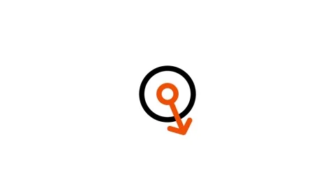 Search Analytics Magnifying Glass Refresh Icon Stock Footage 335575156