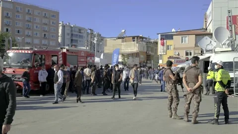 Search and rescue operations after the earthquake in Izmir. Stock Footage 142481177