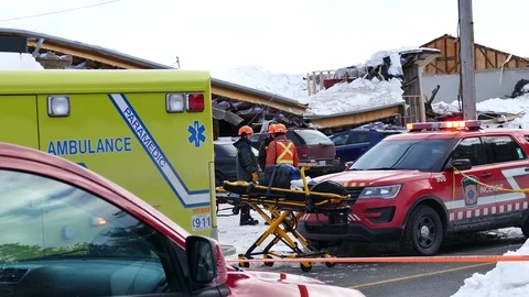 Search and rescue team in at intervention Stock Footage 105284014