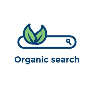 Search and SEO Web Header Hero Image Banner with organic growth, search, and  Stock Illustration