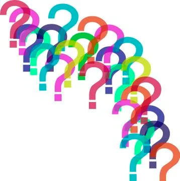 Search for the answer to all questions Illustrazione stock