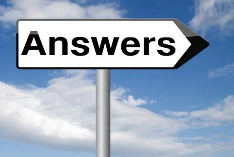 Search answer Stock Illustration