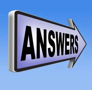 Search answer Stock Illustration