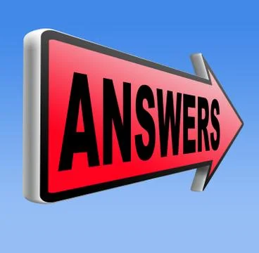 Search answer Stock Illustration