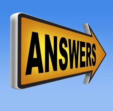 Search answer Stock Illustration