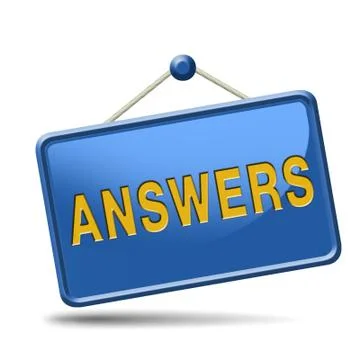 Search answers icon Stock Illustration