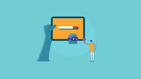 Search assistant delivering web results and overview to user. Stock Footage 334772840