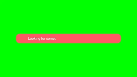 Search bar auto typing Green Screen Lower Third Stock Footage 345222561