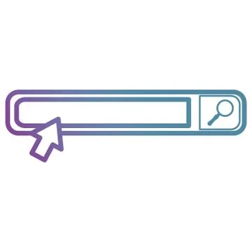Search bar browser interface Stock Illustration