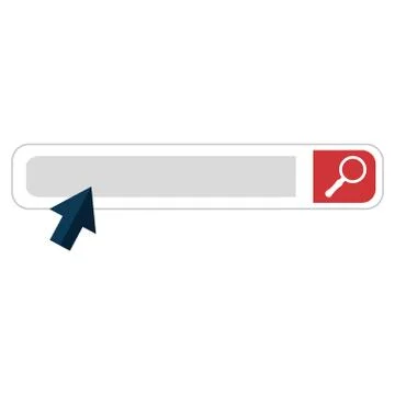 Search bar browser interface 스톡 일러스트