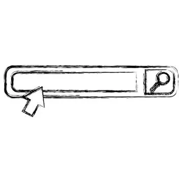 Search bar browser interface 스톡 일러스트