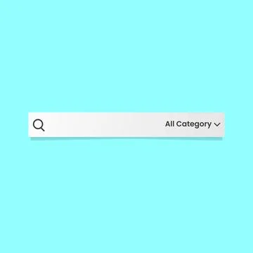 Search bar button Stock Illustration