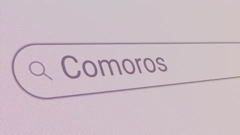Search Bar Comoros Stockbeeldmateriaal 206050946