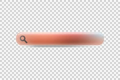 Search bar with glossy box element interface vector Stockillustratie