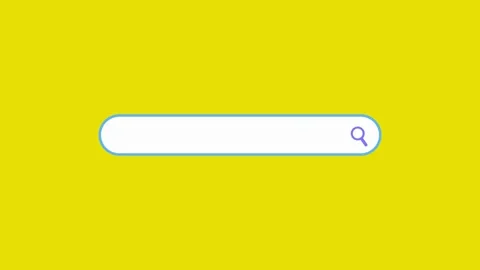 Search Bar Green screen Animation. Typing Search Address navigation bar box.. Stock Footage 253266833
