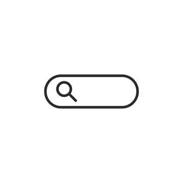 Search Bar Icon Stock Illustration